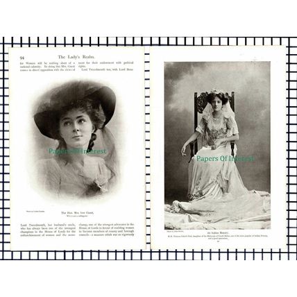 (6352) Mr William Howard Taft Sandringham House Ethel Warwick - c.1909 Article