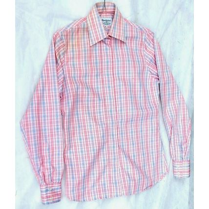 NEW UNWORN WOMENS TURNBULL & ASSER MULTI CHECK COLOUR L/S SHIRT SIZE UK10- US 6