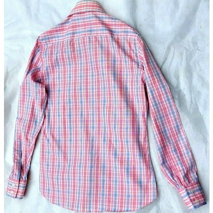 NEW UNWORN WOMENS TURNBULL & ASSER MULTI CHECK COLOUR L/S SHIRT SIZE UK10- US 6