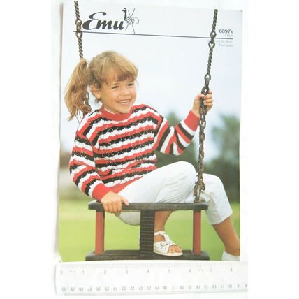 Vintage: Emu 6897A sweater, 4 ply