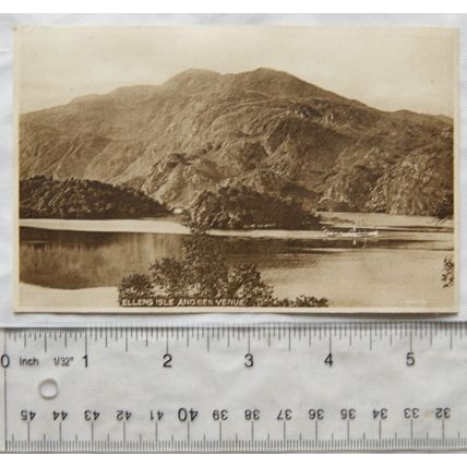 vintage postcard Ellens Isle & Ben Venue