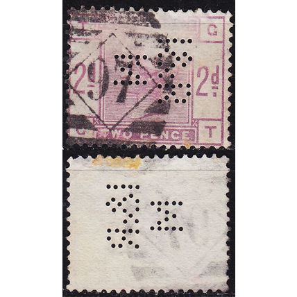 ENGLAND GREAT BRITAIN [1883] MiNr 0074 ( O/used ) [02] perfin