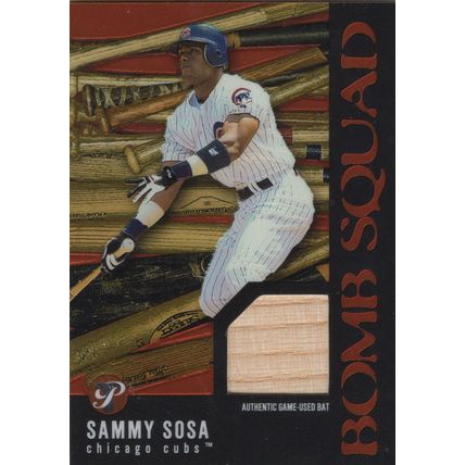 Sammy Sosa Baseball Bat Game Used Memorabilia Rare Trading Card