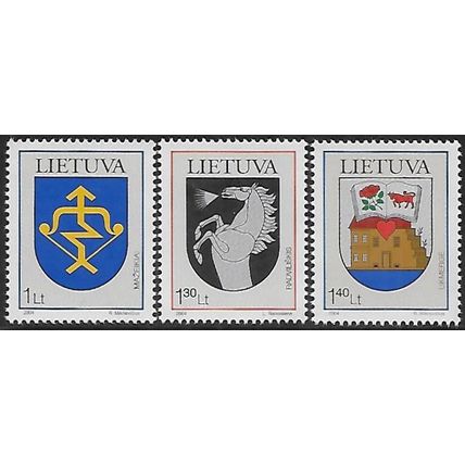 Mi 838/40: City Arms
