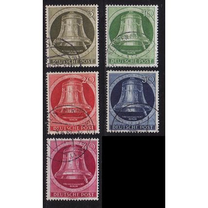 GERMANY BERLIN [1951] MiNr 0082-86 ( O/used ) [01] schön