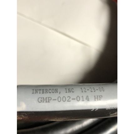 NEW INTERCON ROBOTIC GMP-002-014 HF MACHINE CABLE ASSEMBLY,e63634,LL53776,Csa,EW