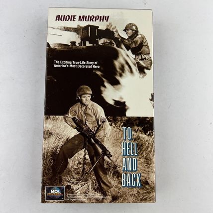 To Hell And Back VHS Video Tape Audie Murphy, Marshall Thompson WWII Classic