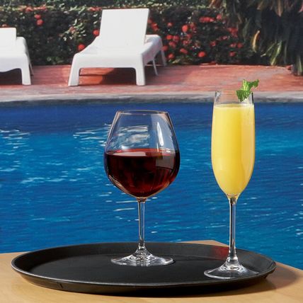 Carlisle Alibi Champagne Flutes-Plastic-6 Ounces-Clear-4 PACK-NEW-FAST SHIPPING
