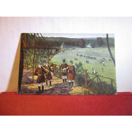 LE TOUQUET-PARIS-PLAGE, LE CONCOURS HIPPIQUE, FRANCE used antique postcard =