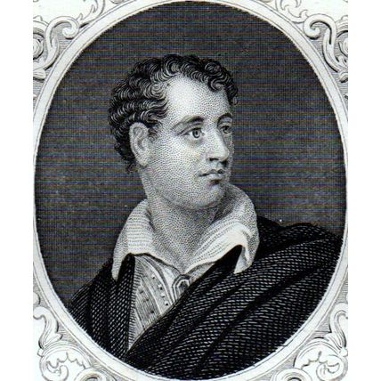 FAMOUS AUTHORS 1876 Scott, Moore, Byron, Burns, Campbell ANTIQUE ENGRAVING