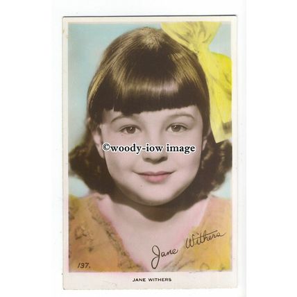 b4910 - Film Actress - Jane Withers - No.137 - postcard