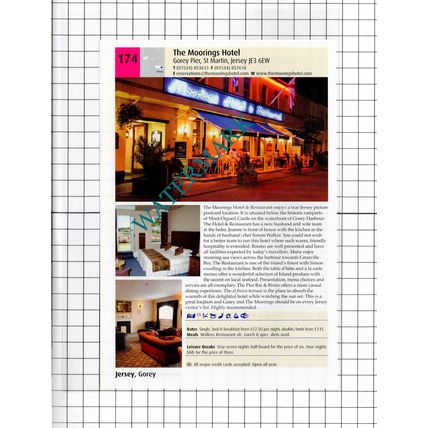The Farmhouse St Saviours Guernsey / Moorings Hotel Jersey -2011 Advert