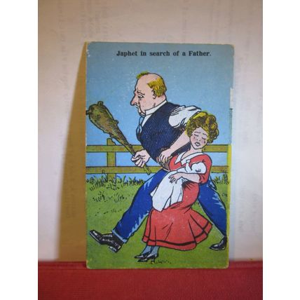 'JAPHET IN SEARCH OF A FATHER by Frederick Marryat unused antique postcard =