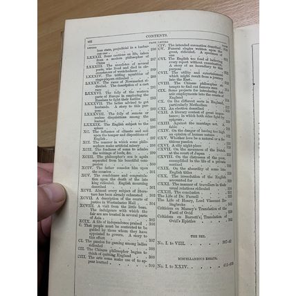 RARE* c1800s "THE WORKS OF OLIVER GOLDSMITH" VICAR WAKEFIELD ANTIQUE BOOK (P6)