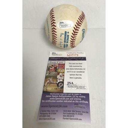 Frank Thomas Signed Autographed Official American League (OAL) Baseball: JSA COA