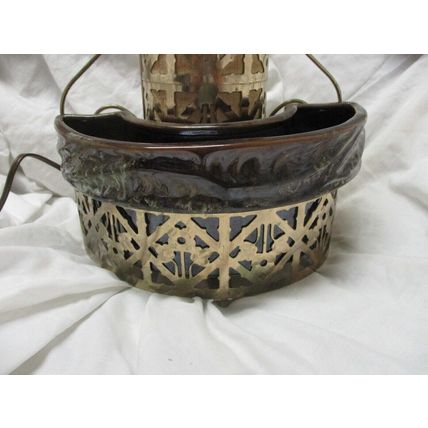 Vintage from the 1950s mid century modern tv planter/lamp sierra-columbia