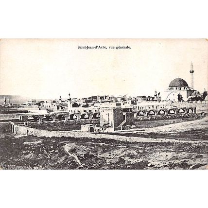 Saint-Jean-d'Acre, vue generale : a printed postcard 21