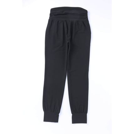 Black High Waist Pleated Pocket Leggings