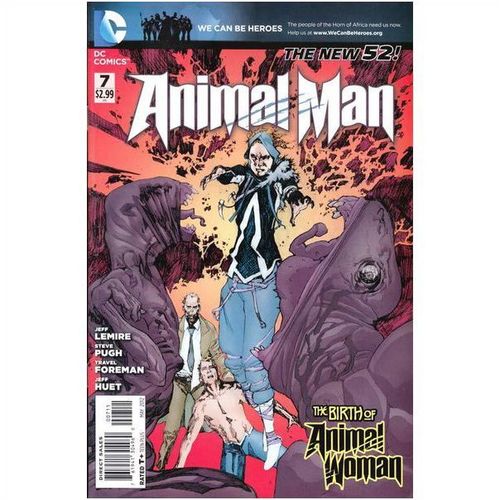 Animal Man (2011) #7 "Animal vs. Man, Part One" DC Comics New 52!
