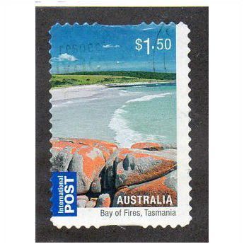 AUS 2010 $1.50 (S/A) 'BAY OF FIRES' FINE USED (EBID15184)