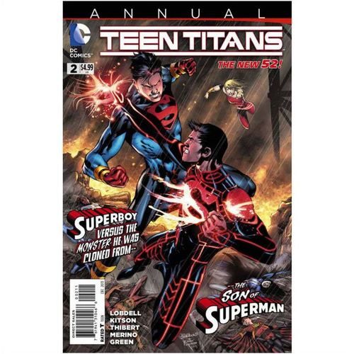 Teen Titans (2011) Annual #2 DC Comics Superboy vs Superboy Clone