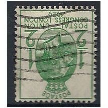 1929 SG434wi 1/2d Green PUC Wmk Inverted Good Used. ..