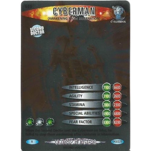 Dr Doctor Who Battles In Time Ultimate Monsters Rare #643 Cyberman