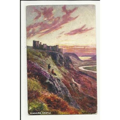 7188 Wales PENNARD Castle Castle Tuck Oilette Postcard