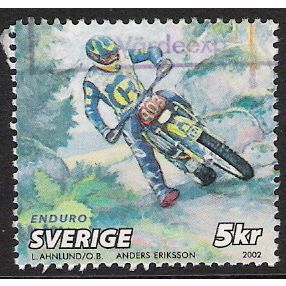 Fa 2333: 5 Kr. multticoloured Motor Sport: Anders Eriksson.