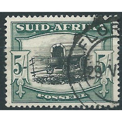 South Africa 1927 SG38 10/- Black & Green Fine Used.. ..