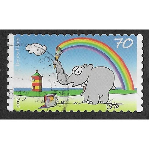 GER 2017 €0.70 (S/A) 'GREETINGS - ELEPHANT' FINE USED (EBID60-564)