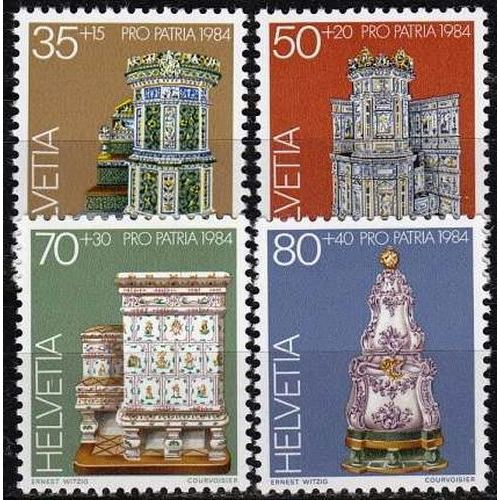 SCHWEIZ SWITZERLAND [1984] MiNr 1272-75 ( **/mnh ) Pro Patria