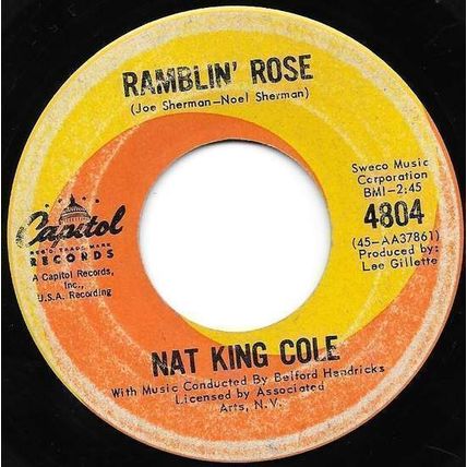 Nat King Cole - Capitol Records # 4804 - 7 pouces, 45 tours