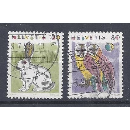 3292 Schweiz Suisse Switzerland Suiza Zwitserland 1991 Mi: 1436 37 Sg: 1195 used
