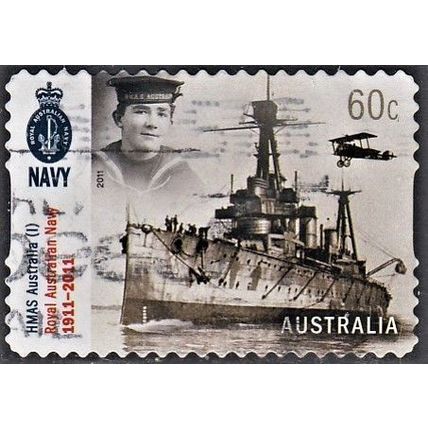 AUSTRALIA, 2011 60c Navy, SG 3606 (Scott #3530), used