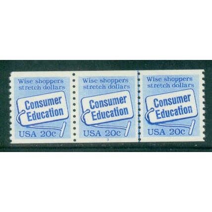 2005 20c Consumer Education Very Fine MNH Dry Gum PNC 3/3 W0302
