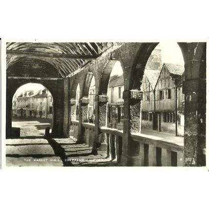 Gloucestershire CHIPPING CAMPDEN Market Hall Postcard (Valentine H.3823)