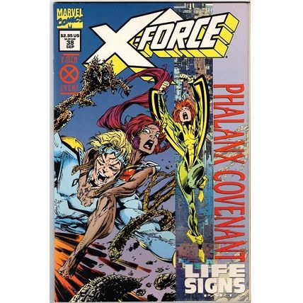 X- FORCE # 38 Foil cover (1994)