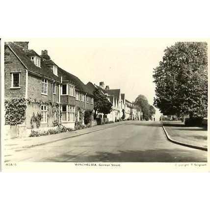 Sussex WINCHELSEA German Street Postcard (Frith WEA.15)