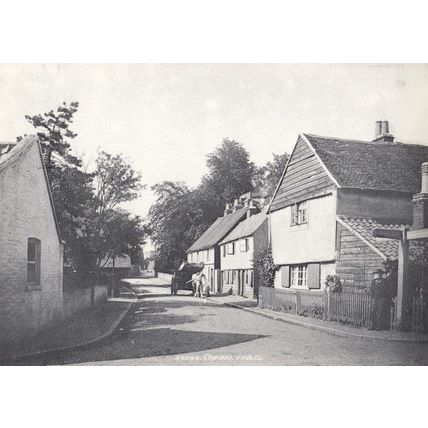 Maldon Road Cheam Sutton Victorian Crossroads Postcard