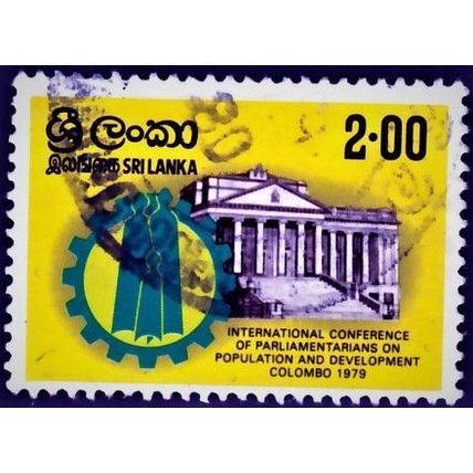 SRI LANKA, 1979 2r Population Conference, SG 677 (Scott #560), used