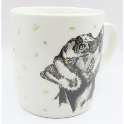 Black Labrador Dog Mug Fine China 9.5 CM Gift Drink Beverage Ceramic Home Decor