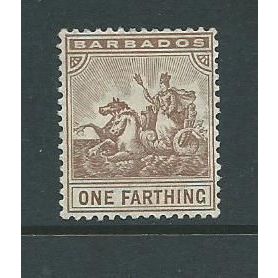 barbados stamps sg163 sg 163 hm 1909