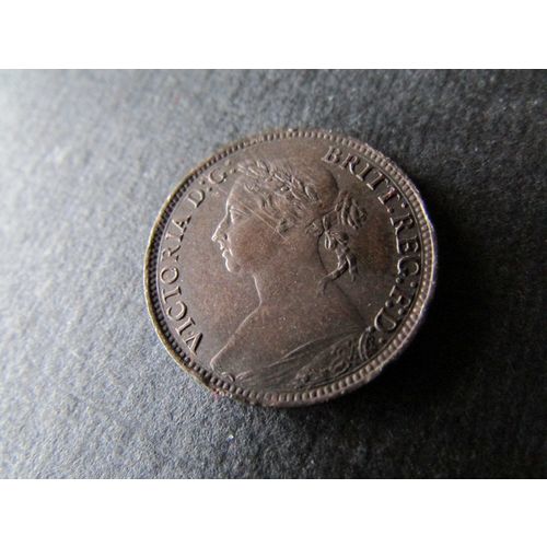 1883 QUEEN VICTORIA FARTHING. AS