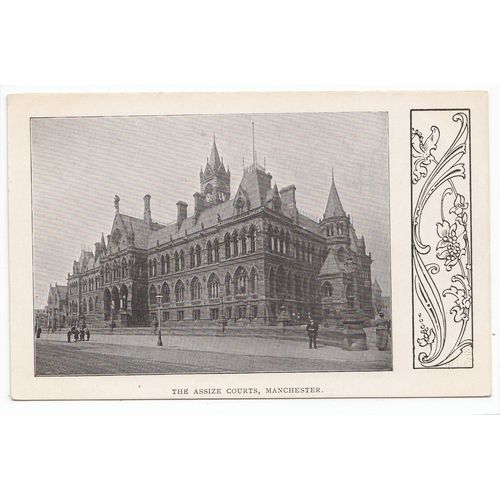 The Assize Courts Manchester Postcard AD14