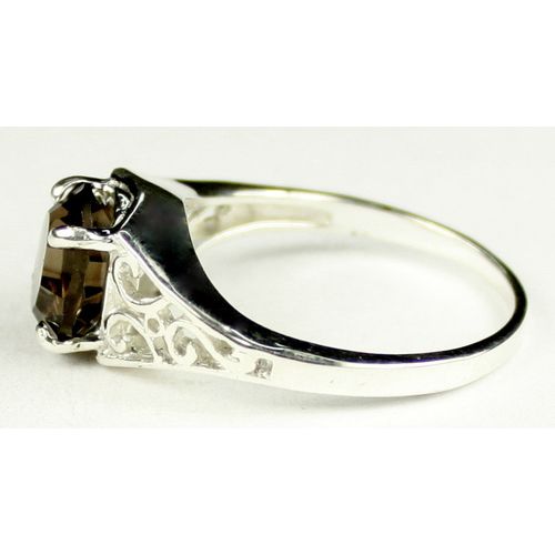 Smoky Quartz, 925 Sterling Silver Ring, SR005