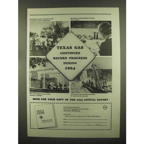 1965 Texas Gas Transmission Corporation Ad - Progress