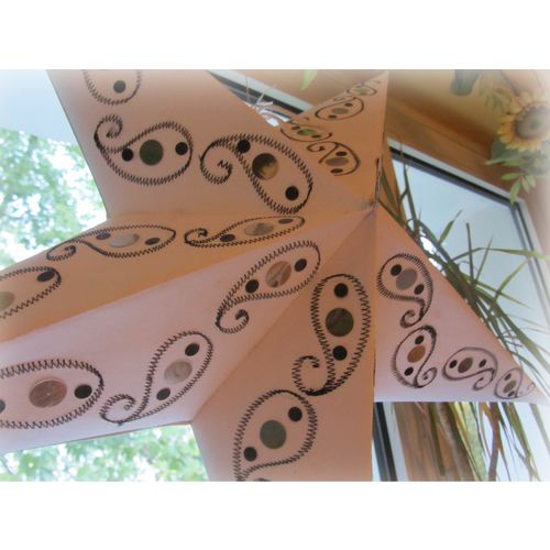 Papierstern, Leuchtstern, 61cm, Fensterdekoration,