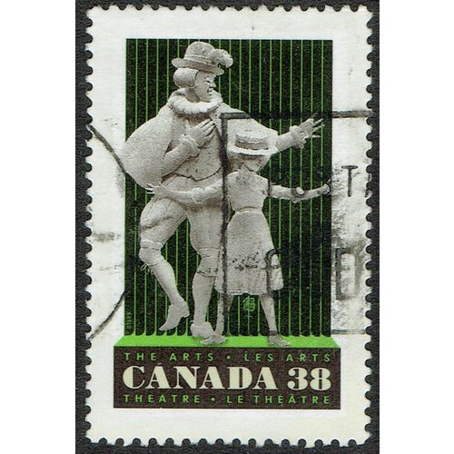 Canada 1989 Arts and Entertainment 38c Brown Deep Brown and Green SG1339 GU