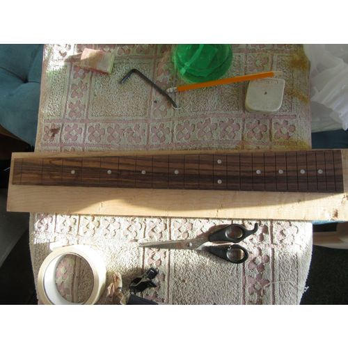 KGS Neck Curly Maple fretboard blank